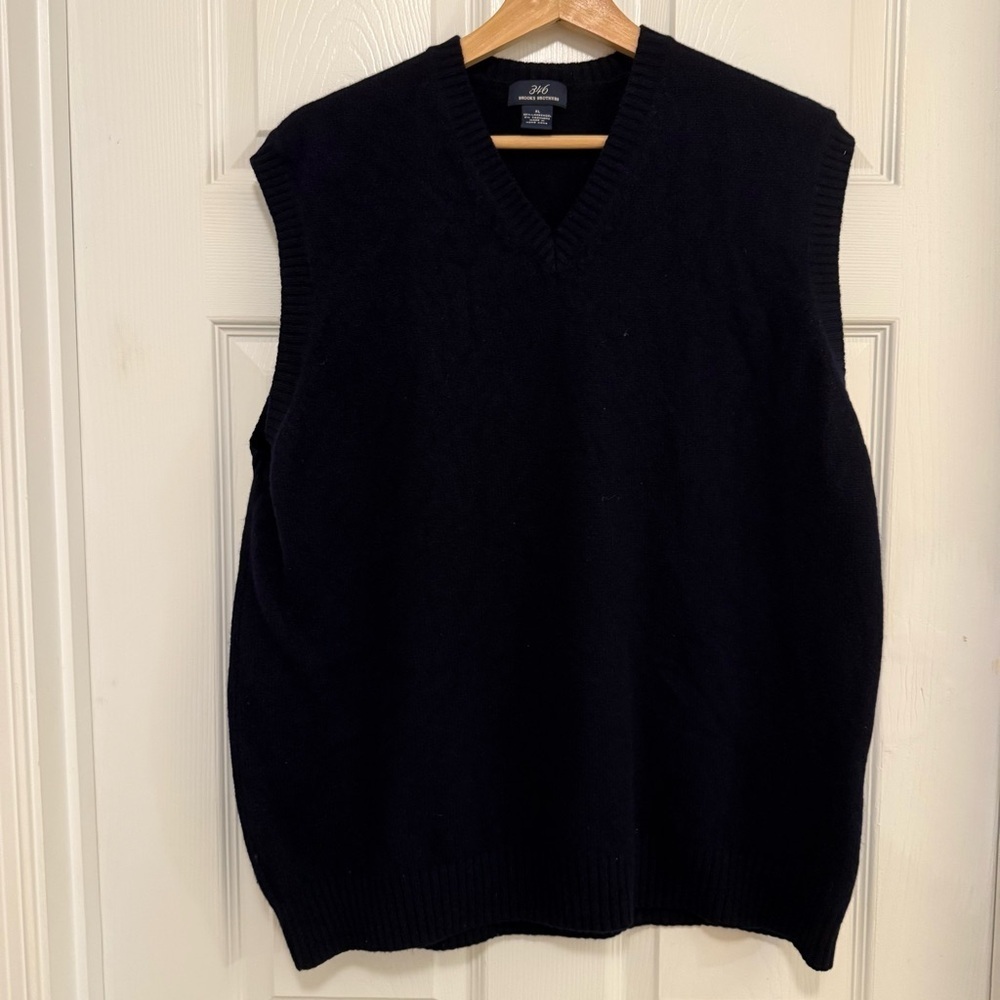 Like New Brooks Brothers Wool Blend Sweater Vest